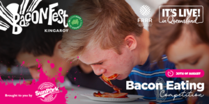 Bacon Eating Competition
