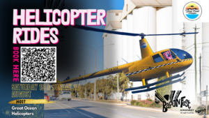 Book a Helicopter ride at Kingaroy BaconFest